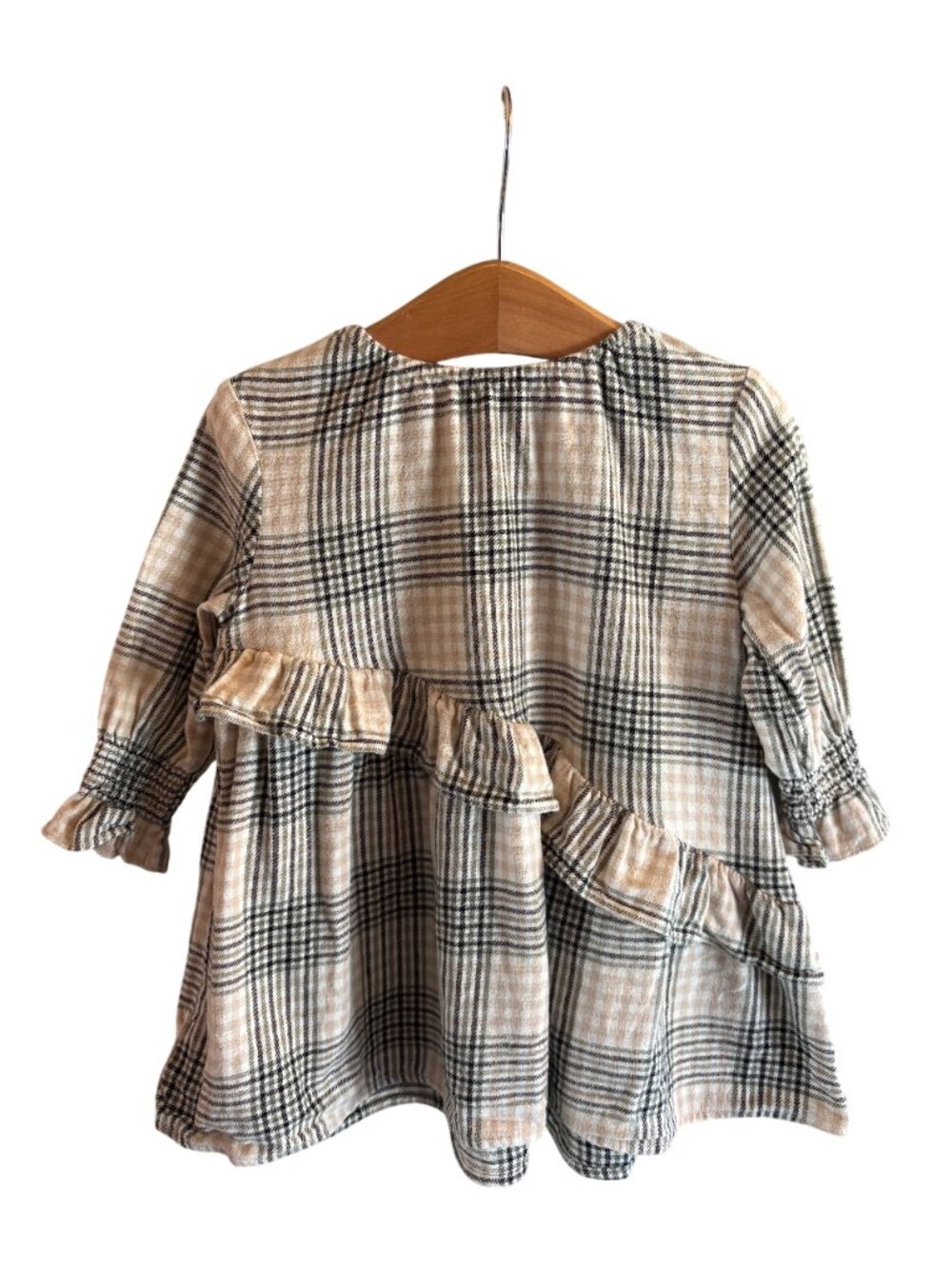 Rylee + Cru Long Sleeve Ruffle Tunic Dress Size 2-3